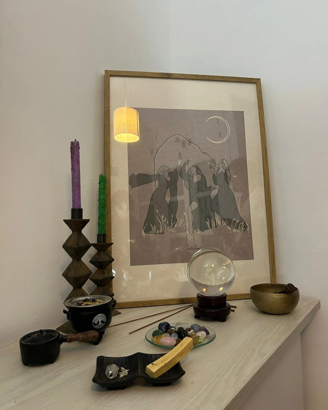 Adornos y herramientas de tarot predictivo para tarotista profesional